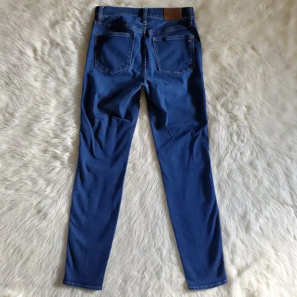 Madewell 10 Inch High Rise Skinny Jeans in Tarren Wash Thermolite